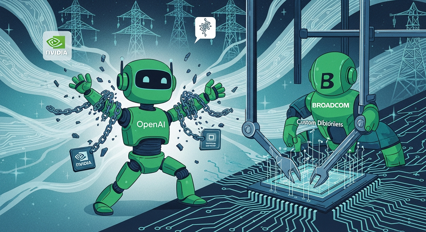 OpenAI and Broadcom Partner on Custom AI Chips, Challenge Nvidia