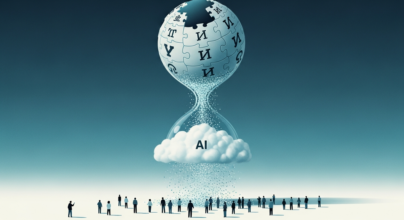 Karpathy Declares AI Agents Don't Work, Wikipedia Traffic Collapses