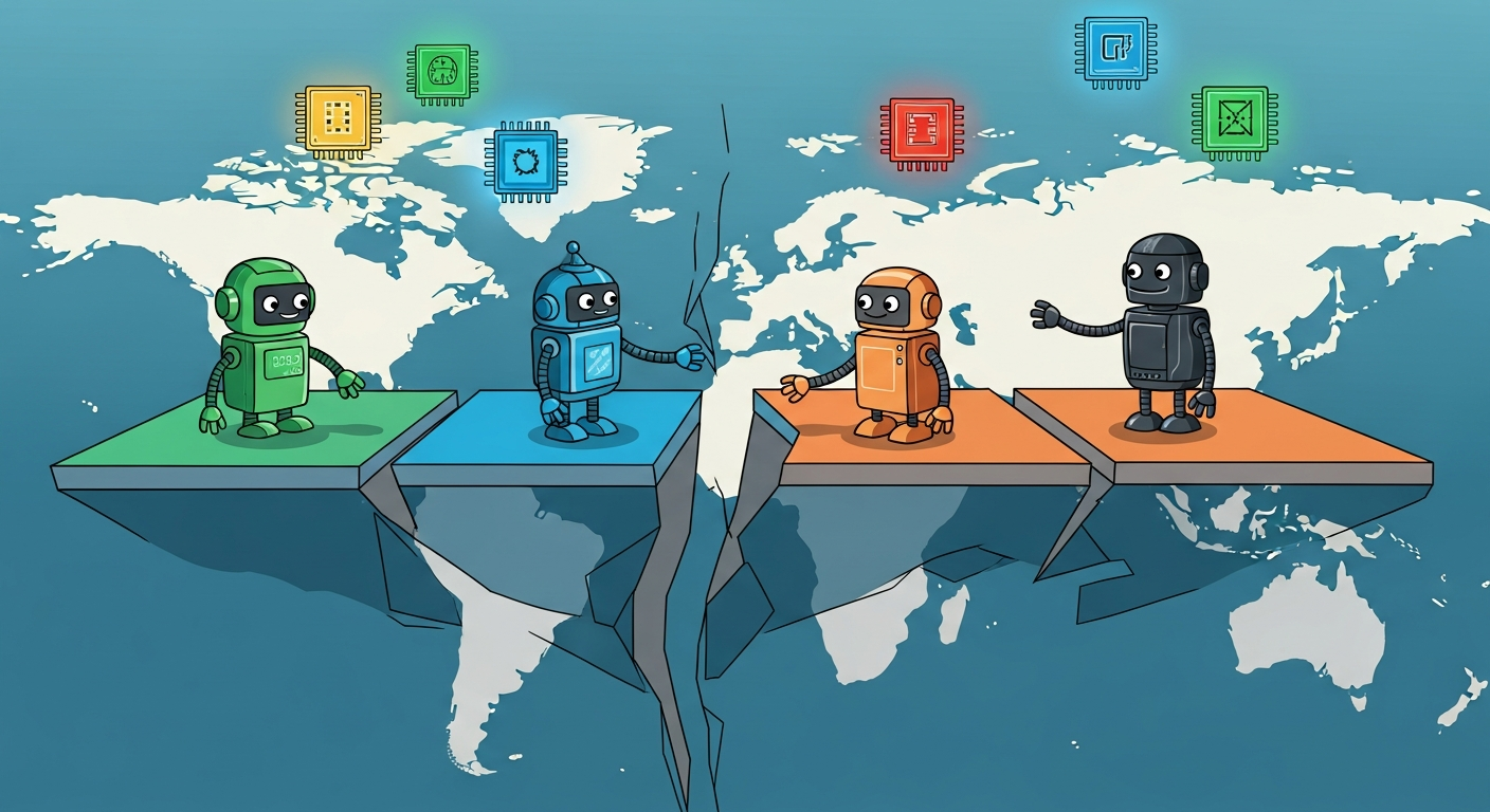 AI Fractures Into Sovereign Blocs as Anthropic Dominates Trust